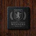 Aston Villa FC Engraved Slate Coaster