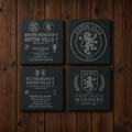 Aston Villa Set of 4 Slate Coasters