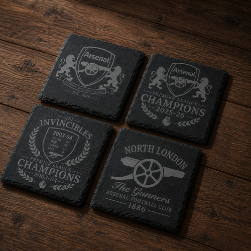 Arsenal FC Set of 4 Coasters