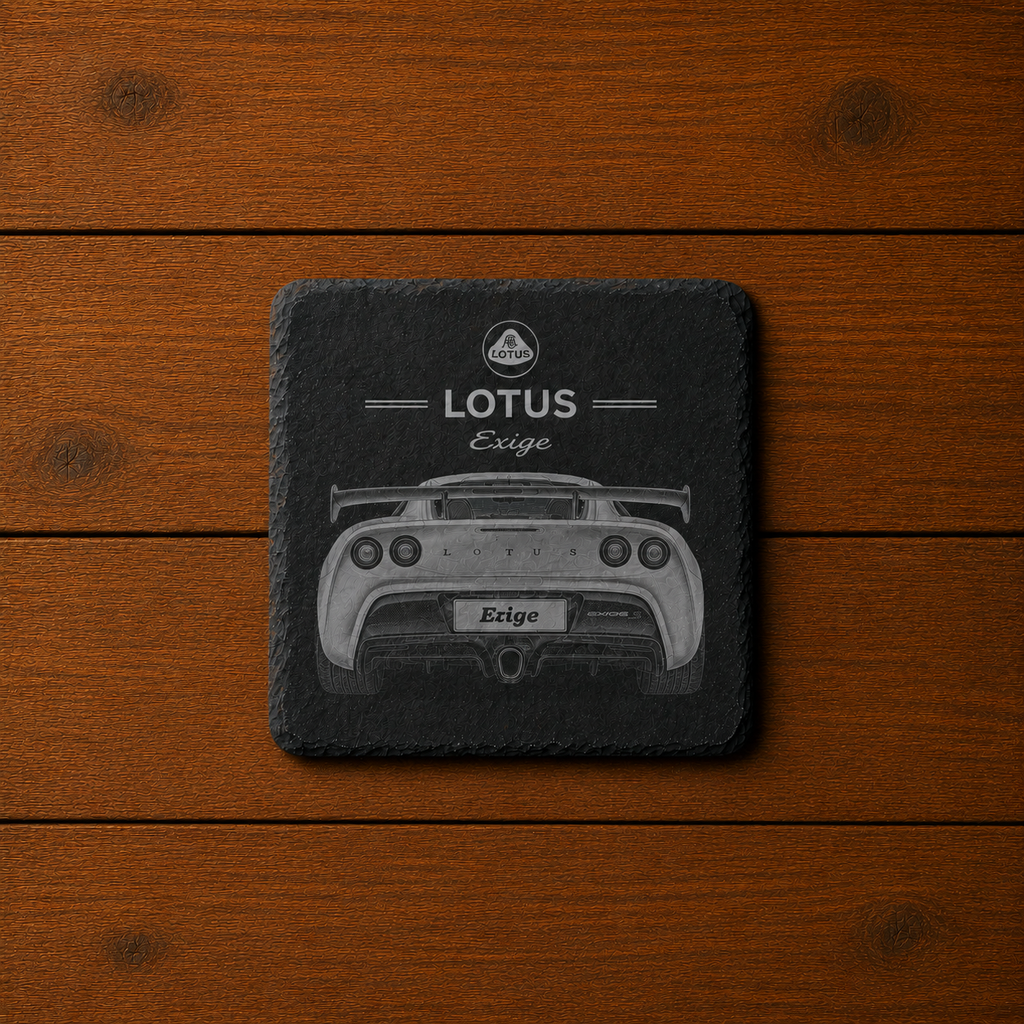 Lotus Slate Coaster Set of 6