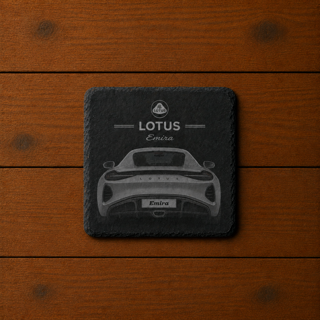 Lotus Slate Coaster Set of 6