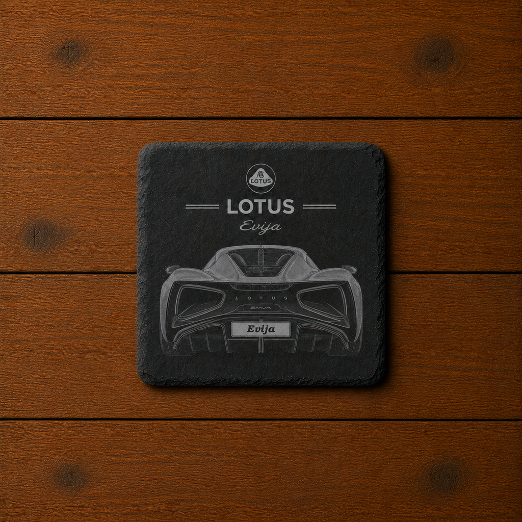 Lotus Slate Coaster Set of 6
