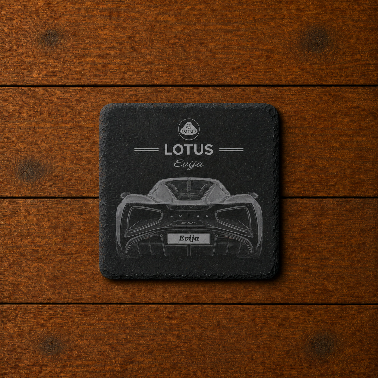 Lotus Slate Coaster Set of 6