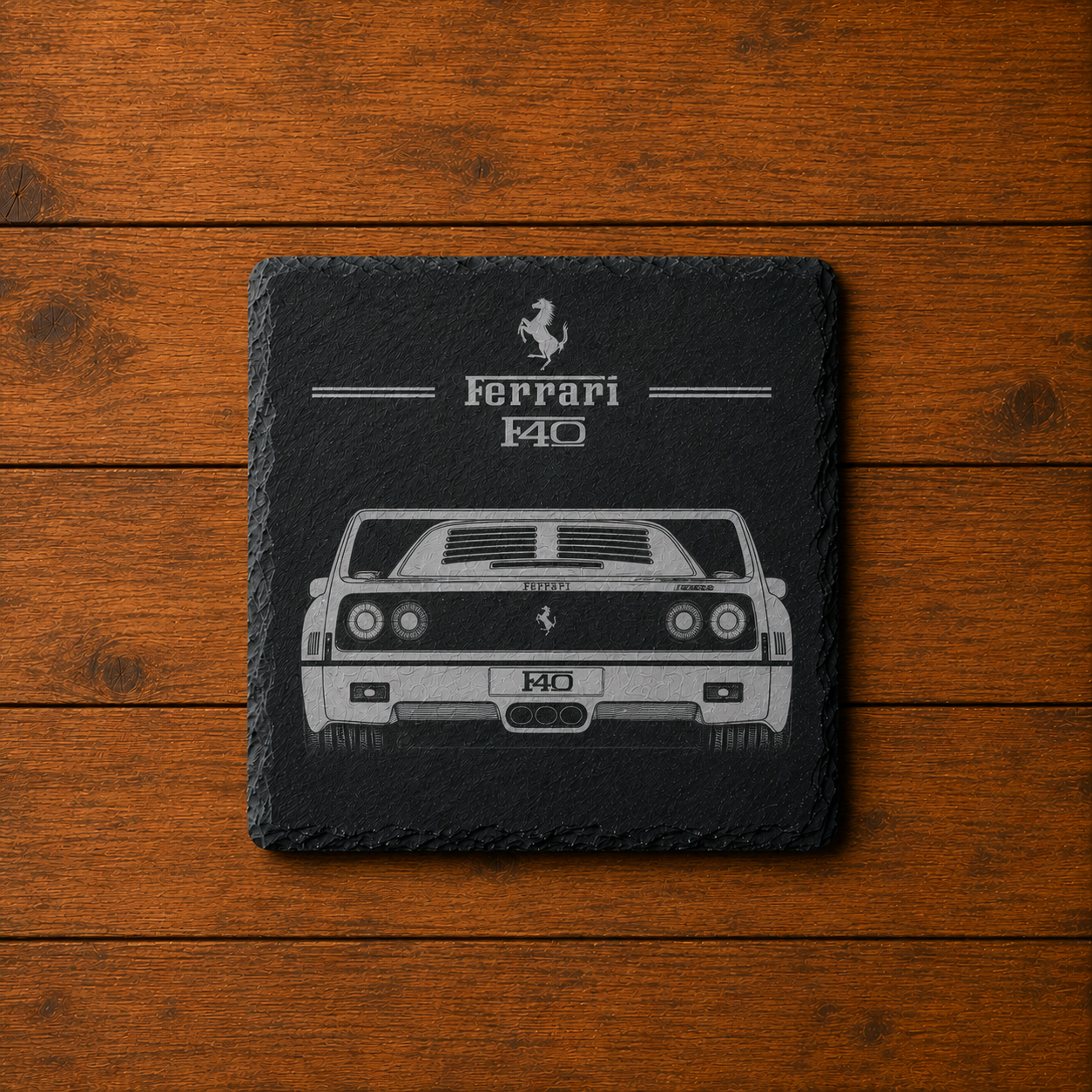Ferrari Slate Coaster Set of 6