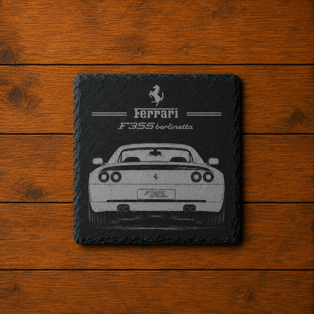 Ferrari F355 Berlinetta Slate Coaster