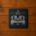 Ferrari Enzo Slate Coaster - Doors Up