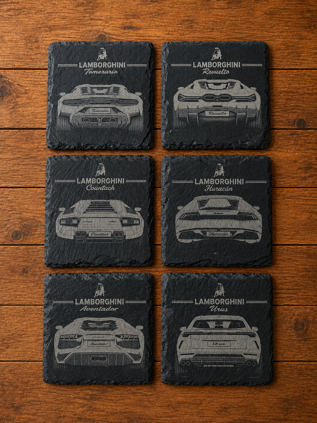 Lamborghini Slate Set of 6