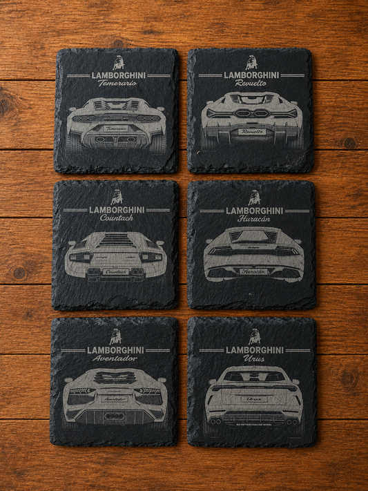 Lamborghini Slate Set of 6