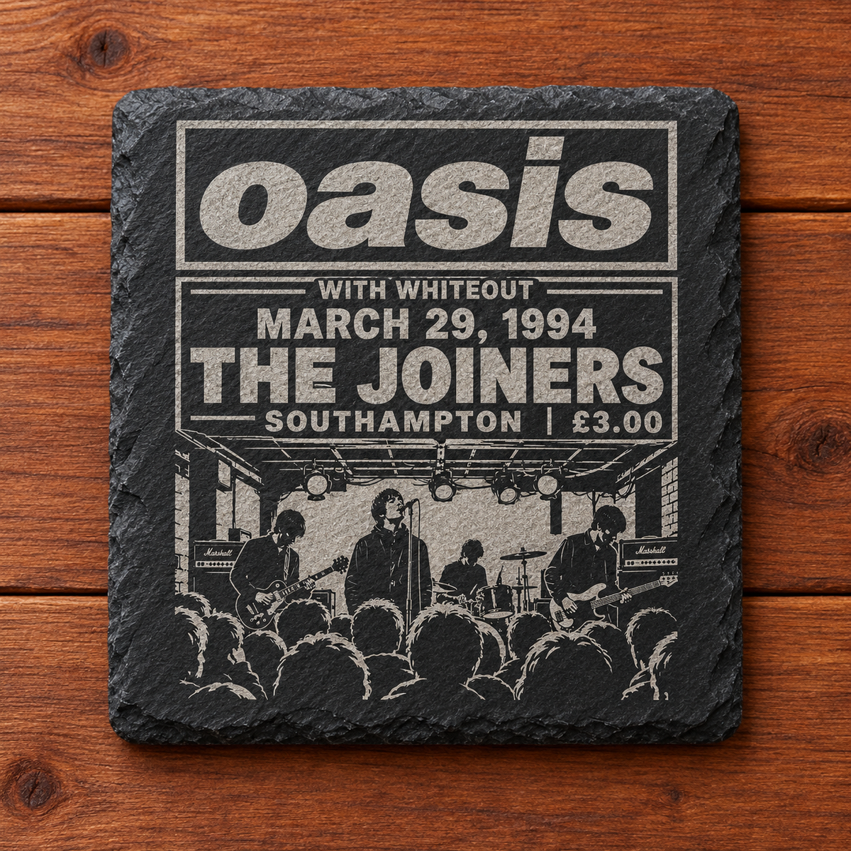 Oasis Coaster | Music Gift | Southampton live tour