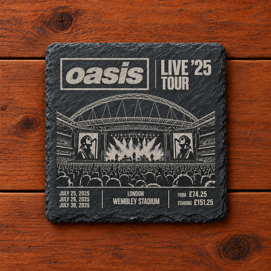 Oasis Coaster | Music Gift | Wembley live tour