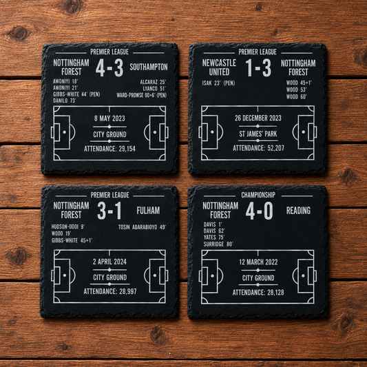 Nottingham Forest Coaster Set | Football Fan Christmas Gift | The Reds