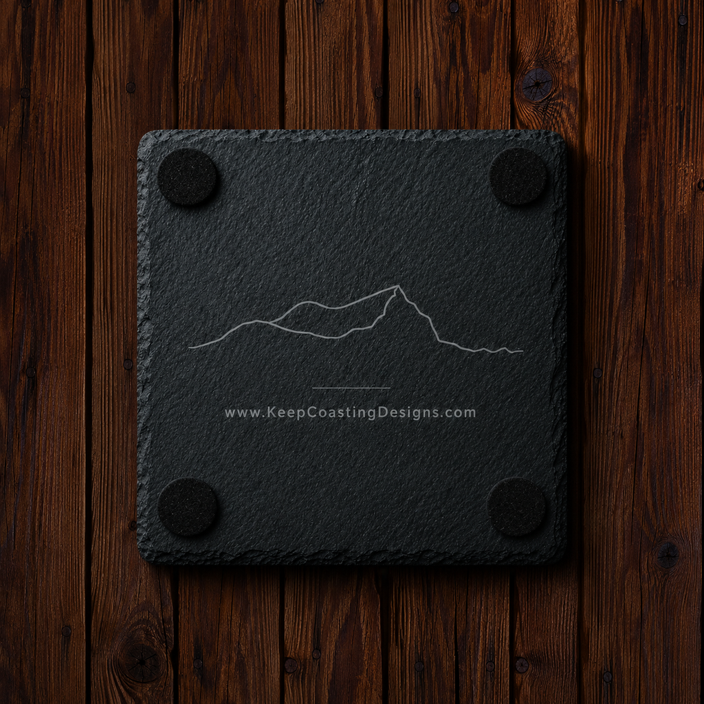 Aston Villa FC Engraved Slate Coaster