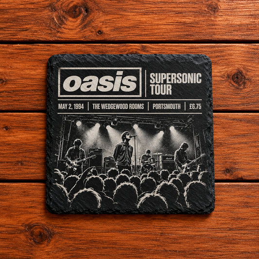 Oasis Coaster | Music Gift | Portsmouth live