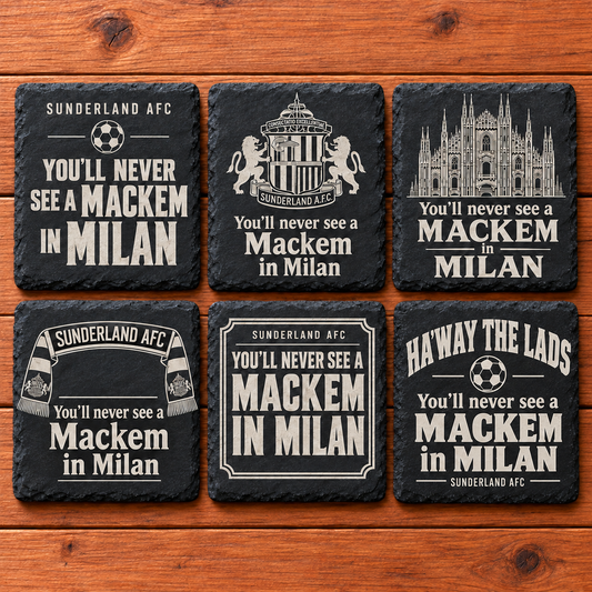 Sunderland Coaster set of 6 | Mackem in Milan