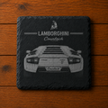 Lamborghini Countach Slate Coaster